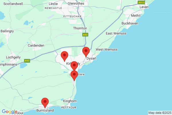 Map Of Kirkcaldy Town Centre